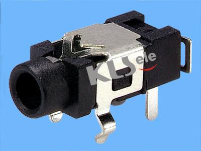 2,5 mm stereopistikupesa PCB kinnitusele KLS1-TSJ2.5-002